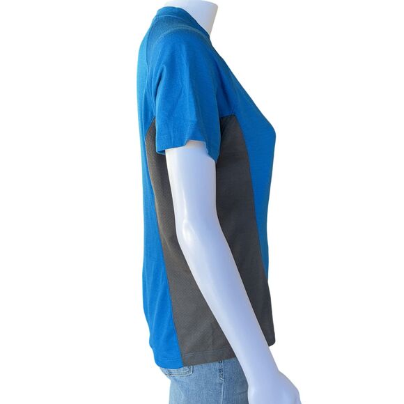 SmartWool Womens Merino Base Layer Cottonwood Jersey Size M Running Cycling FLAW - Picture 6 of 10